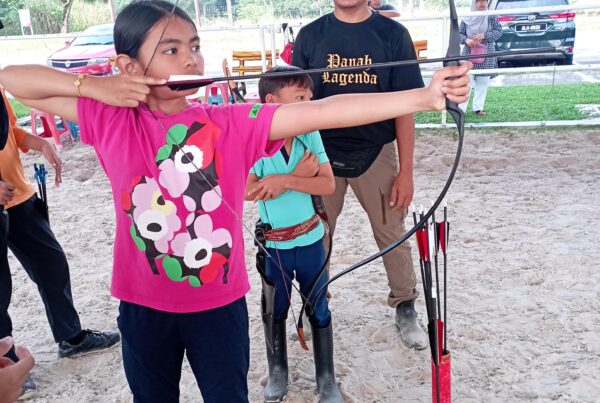 Bengkel Asas Memanah Berkuda di Indoor (MREC )MAEPS Rubinga Equestrian Center